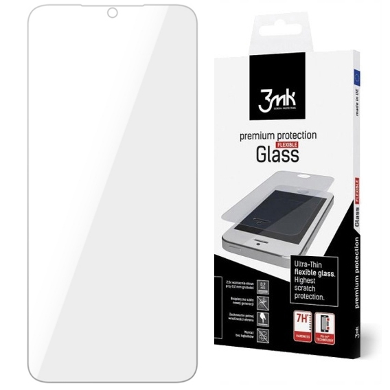 Szkło hybrydowe 3mk Flexible Glass dla Xiaomi Redmi Note 7